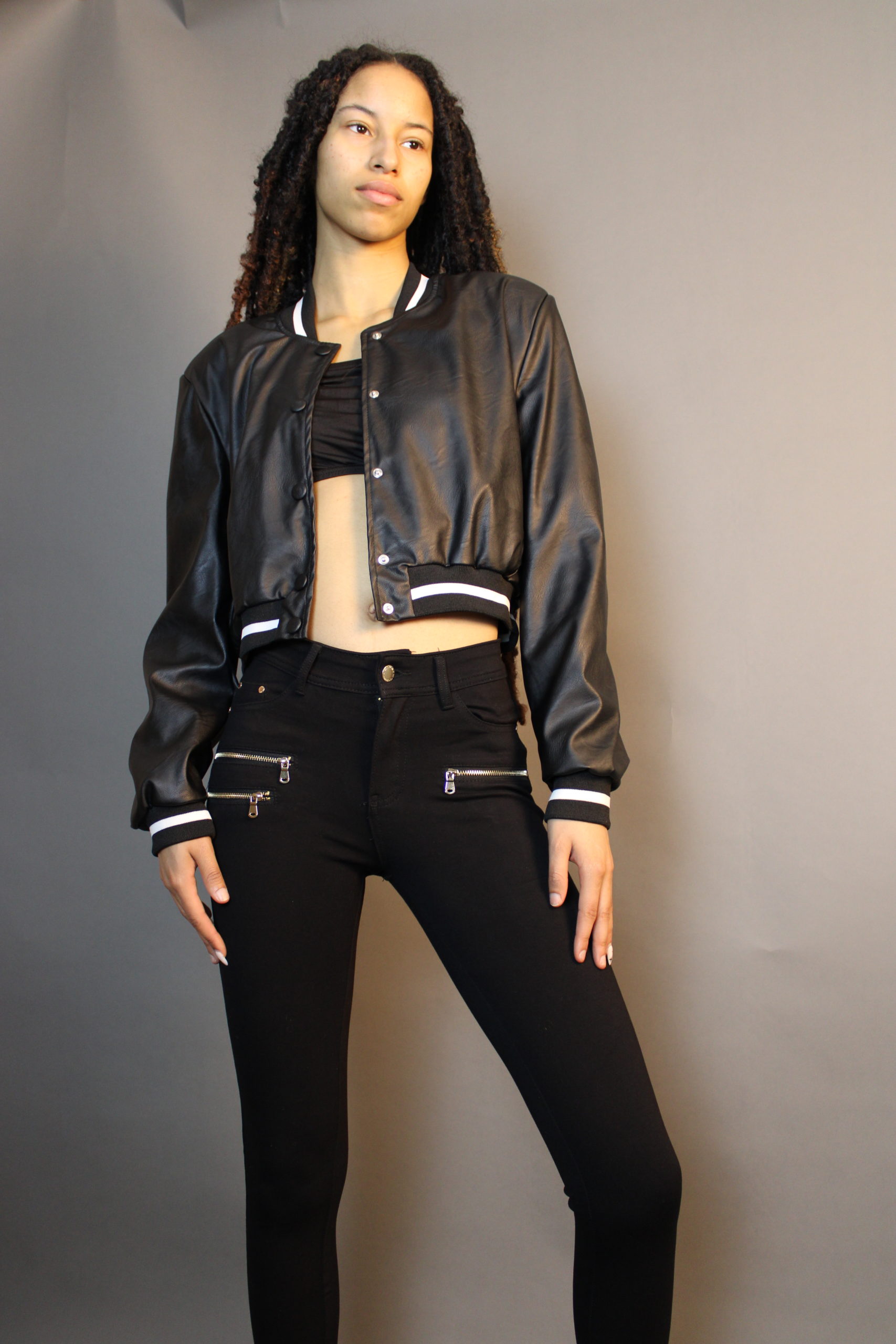 veste bomber noire