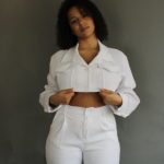 ensemble blazer-pantalon femme été