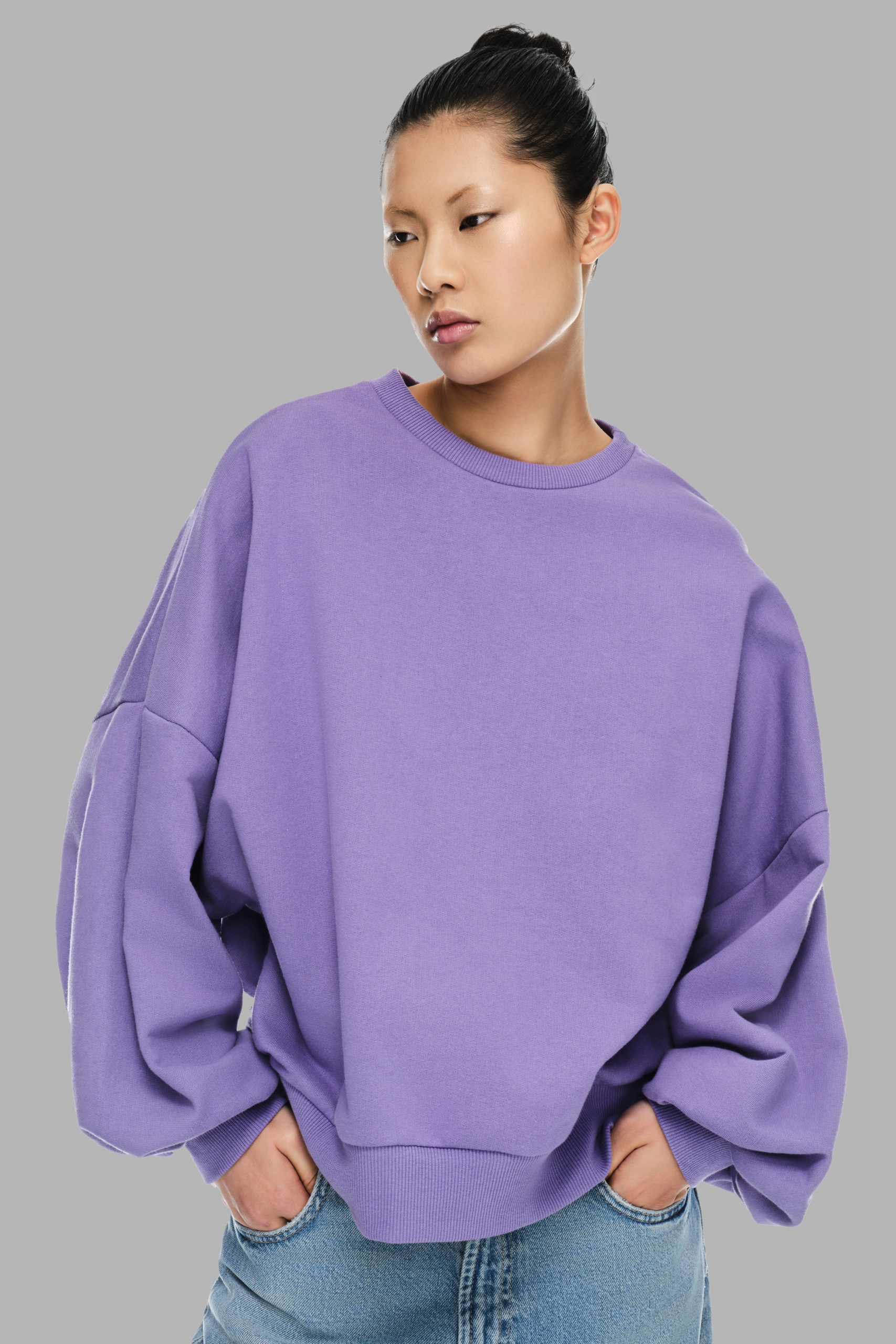 Sweat mauve Oversize