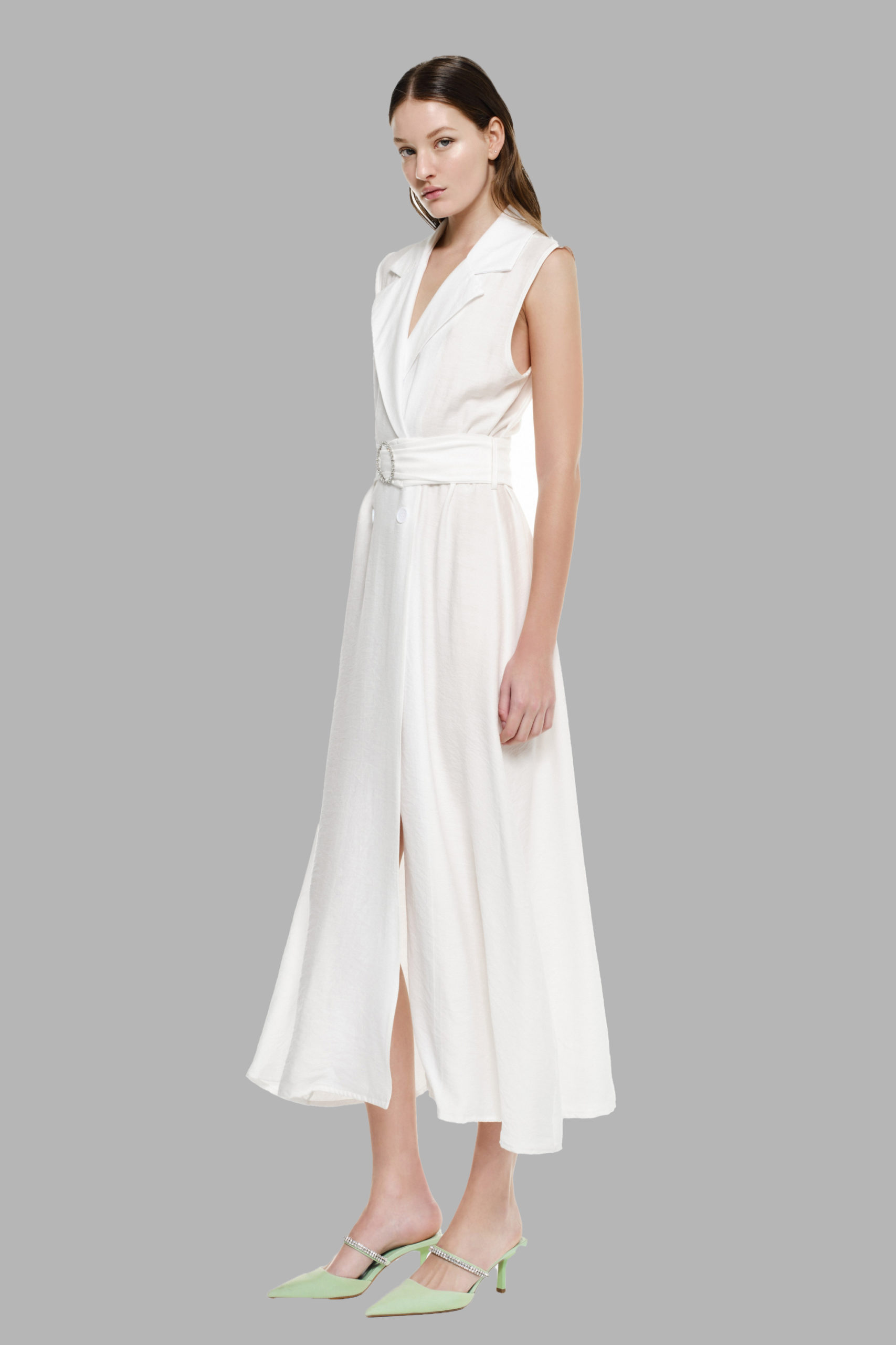 robe blanche chic femme