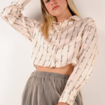 Chemise beige Courte Fantaisie LOVE ME