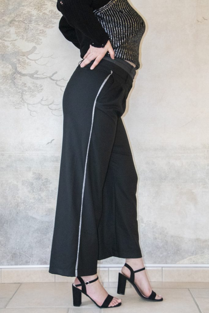 pantalon à double ceinture