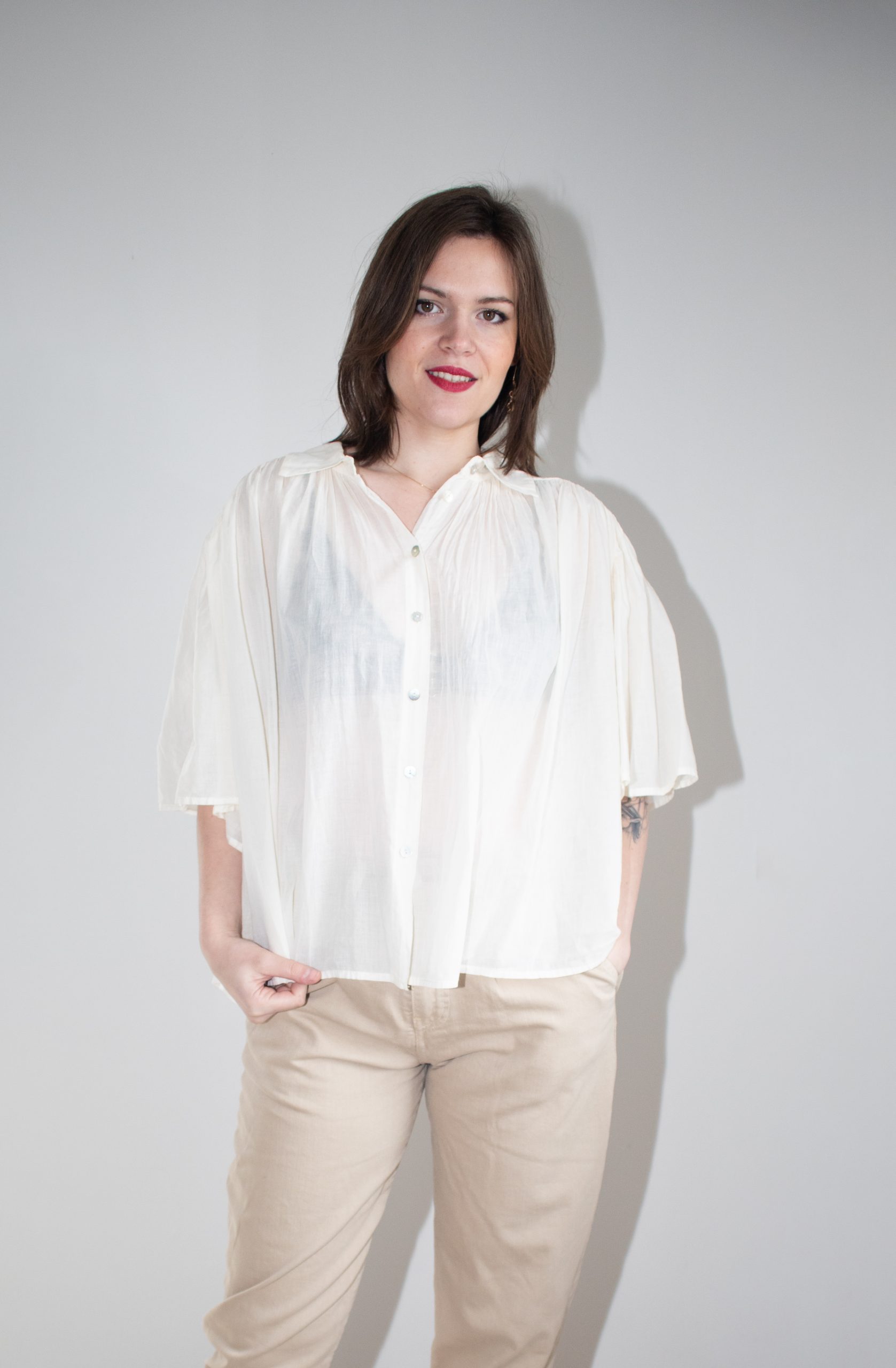 Blouse en coton