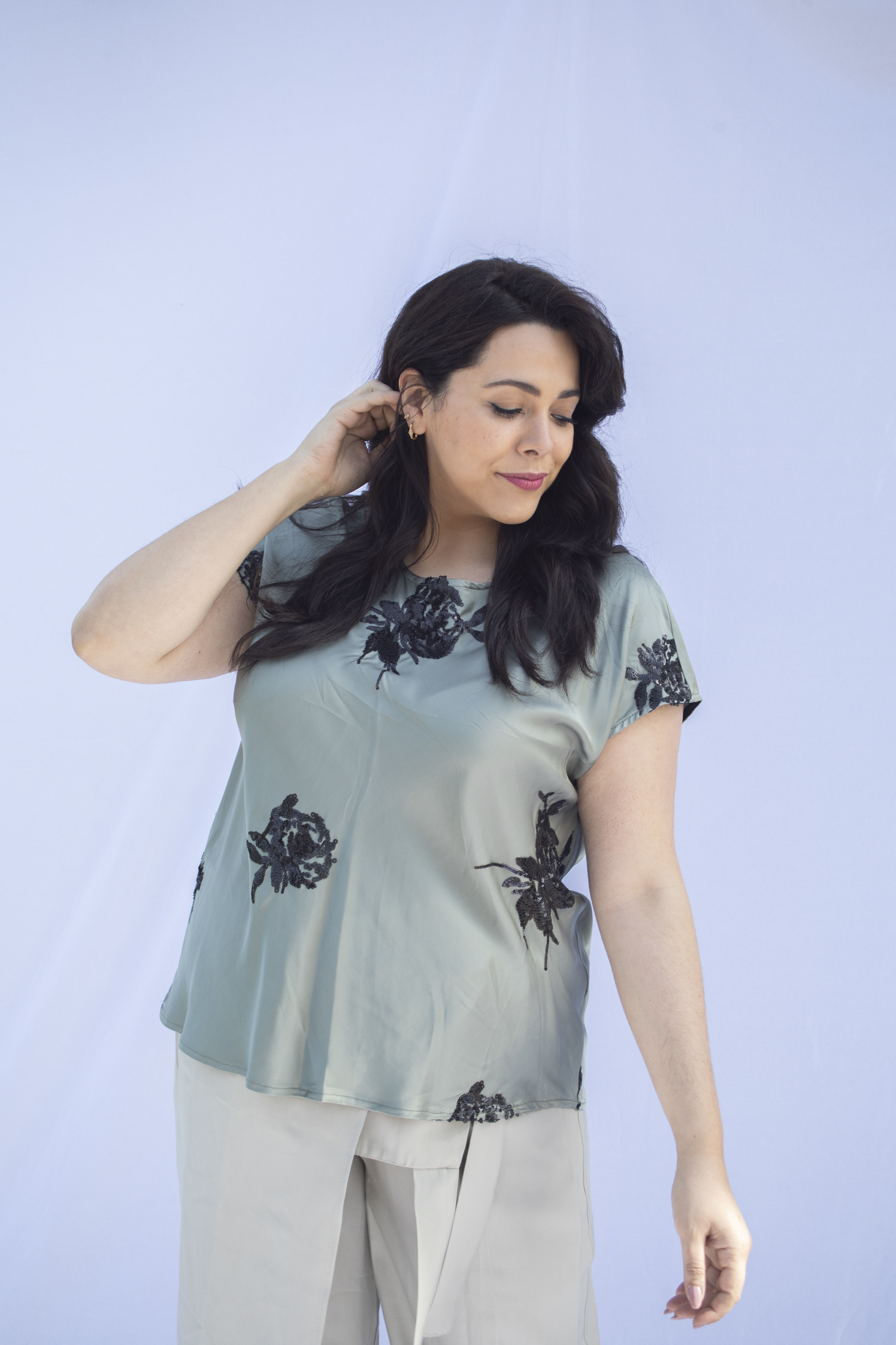 Blouse pour femme grande taille