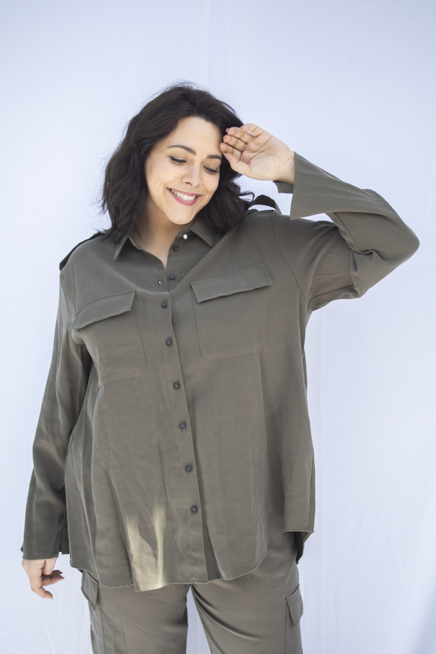 veste chemise grande taille