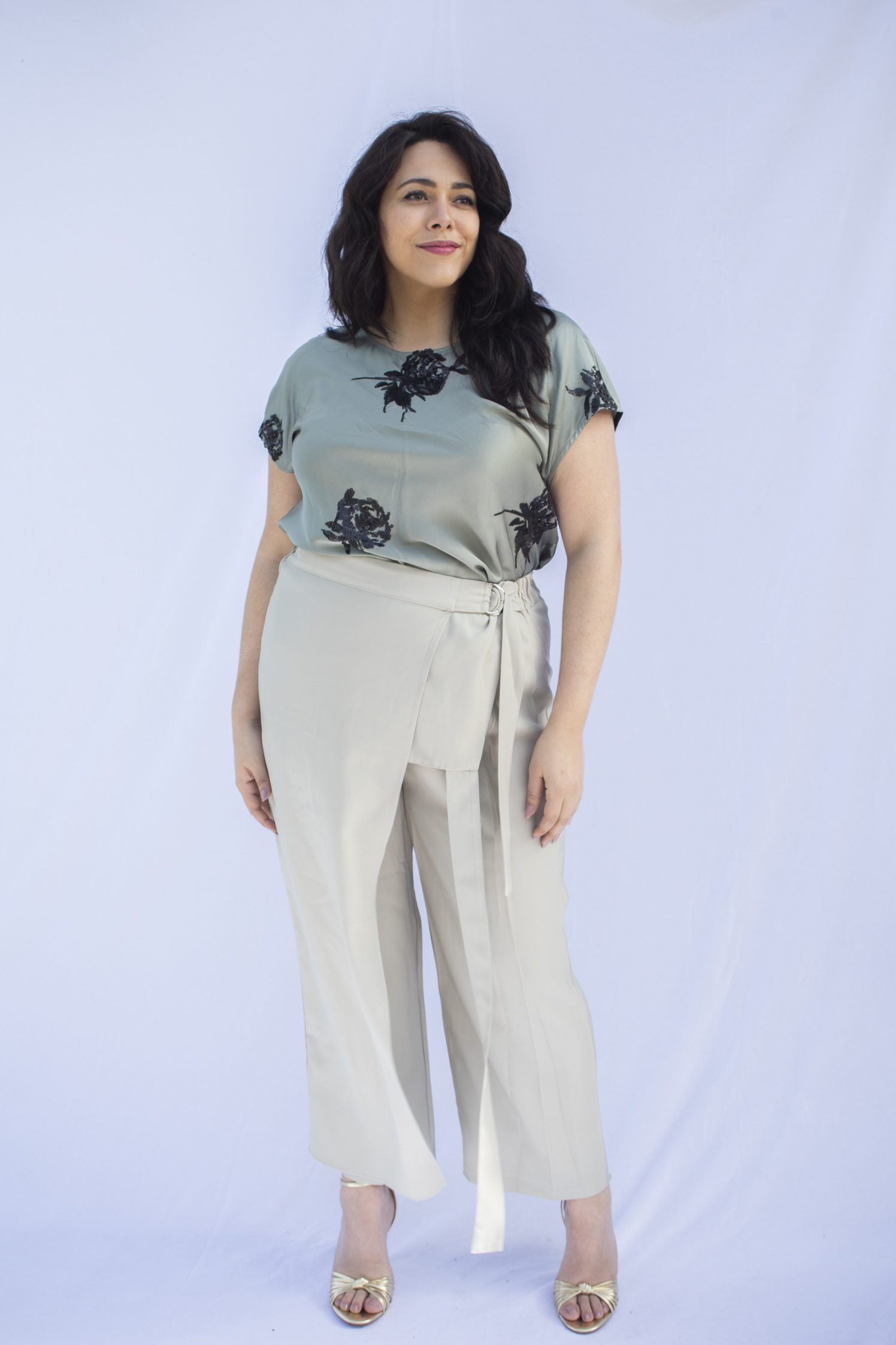 Pantalon grande taille femme