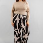 Pantalon chic en viscose Grande Taille