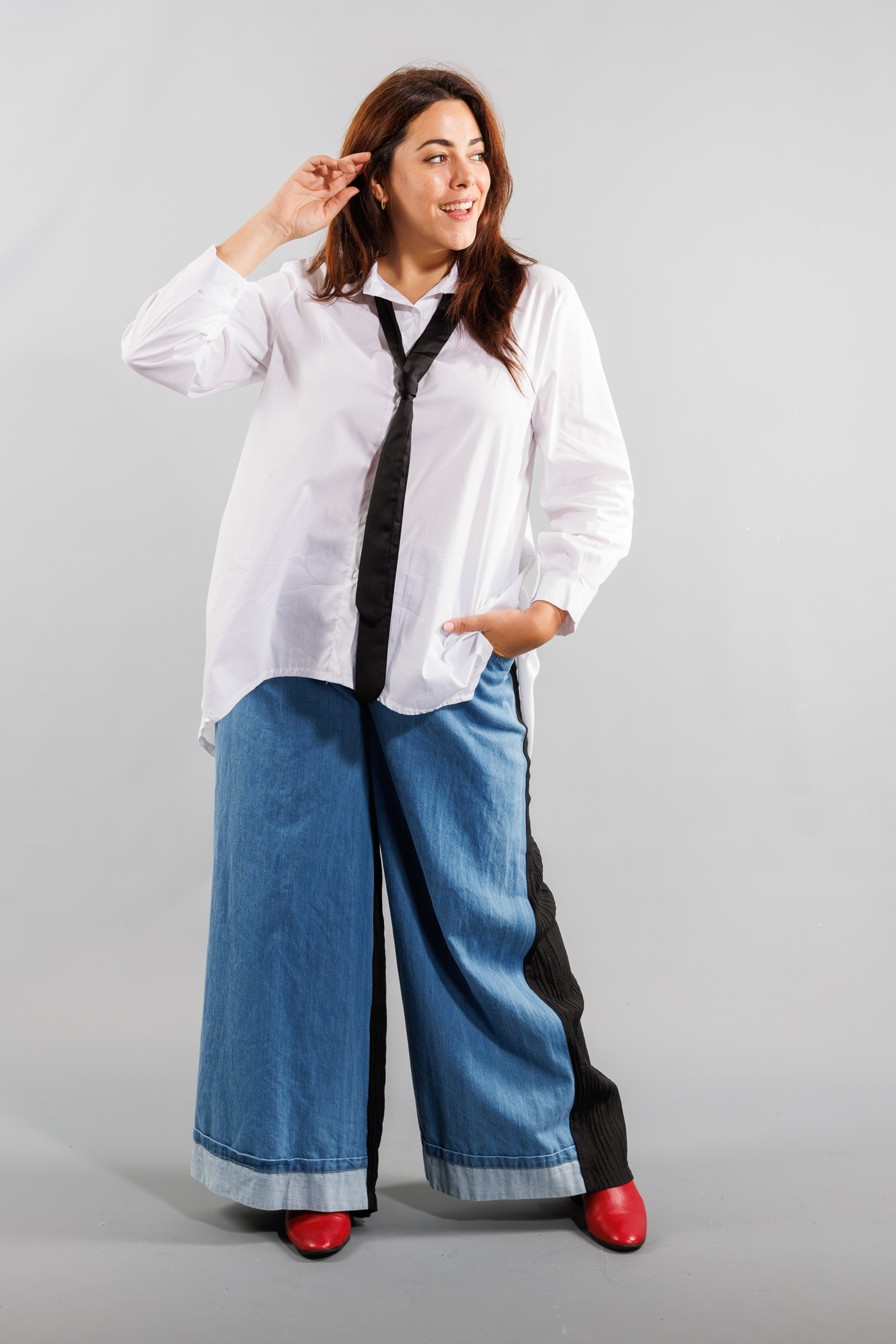 Jean oversized Grande Taille