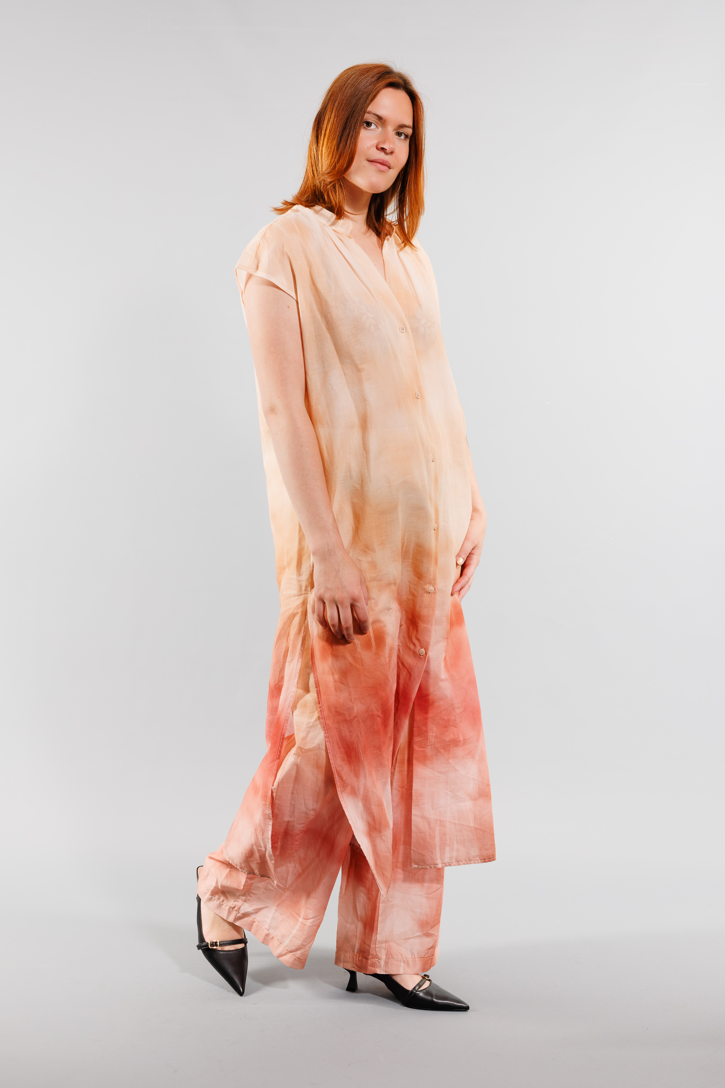 Chemisier long Tye- Dye