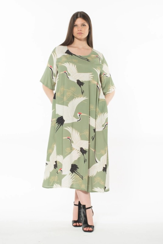 Robe en Viscose grande taille