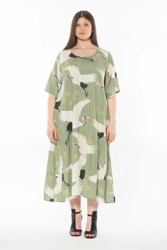 Robe en viscose grande taille