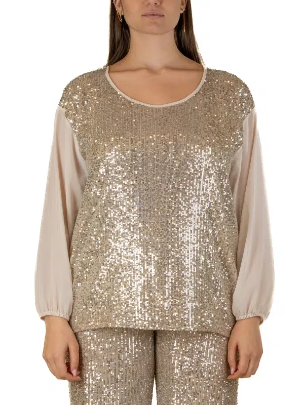 Blouse à paillettes