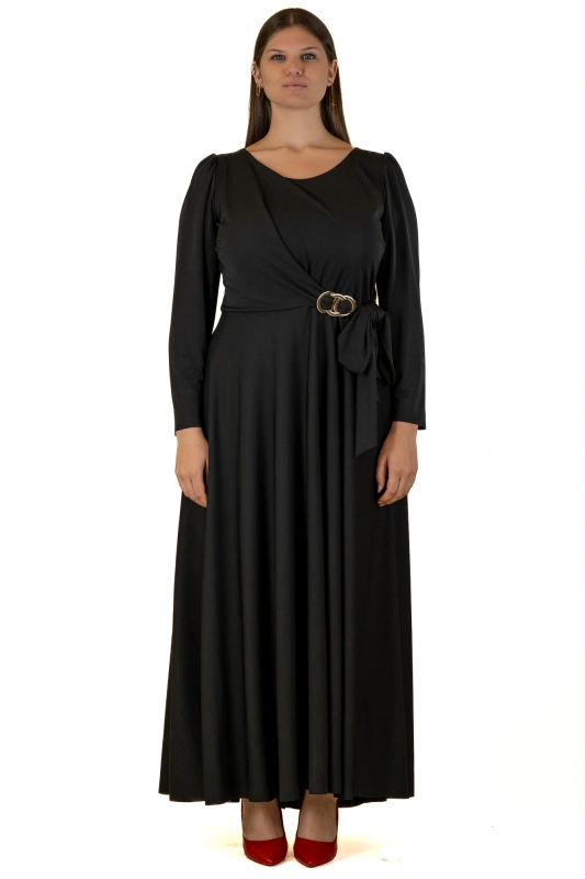 Robe longue cinturée, Cerise d'Amour Robe longue cinturée, Cerise d'Amour